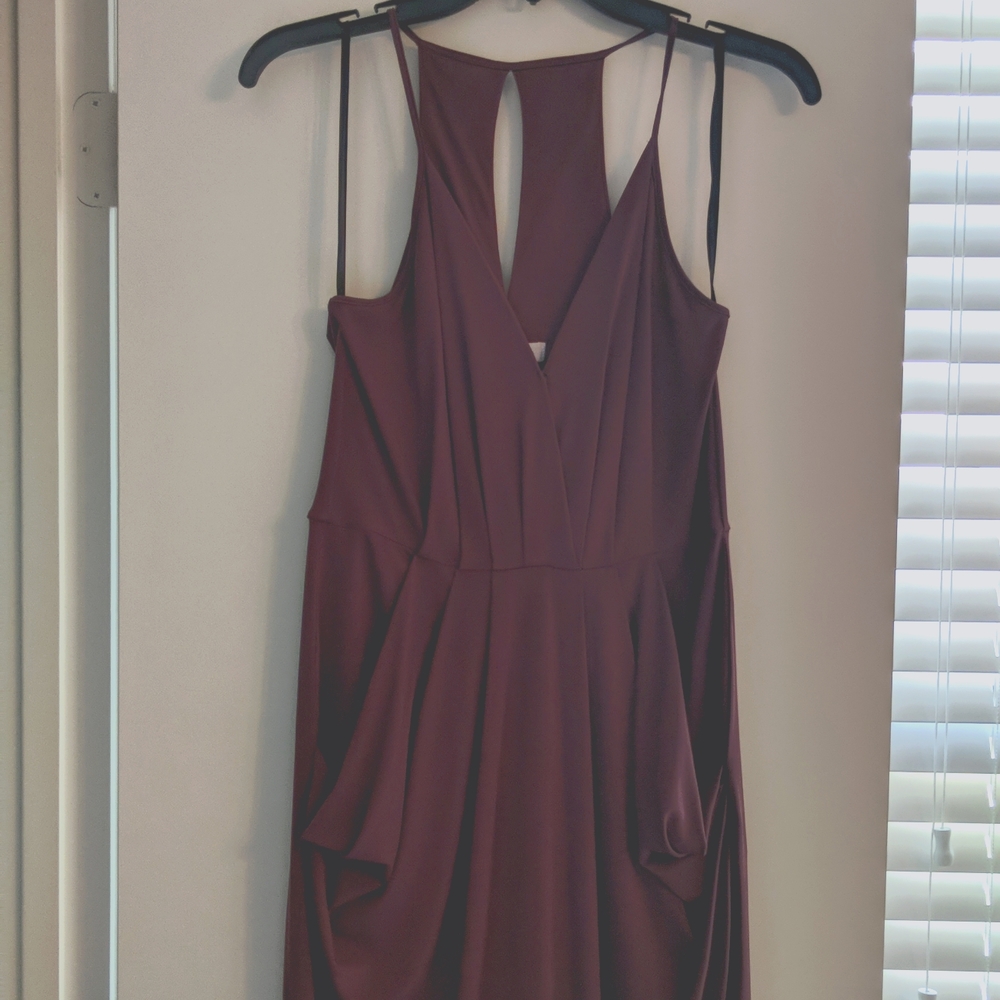 BCBG plum medium stretchy dress